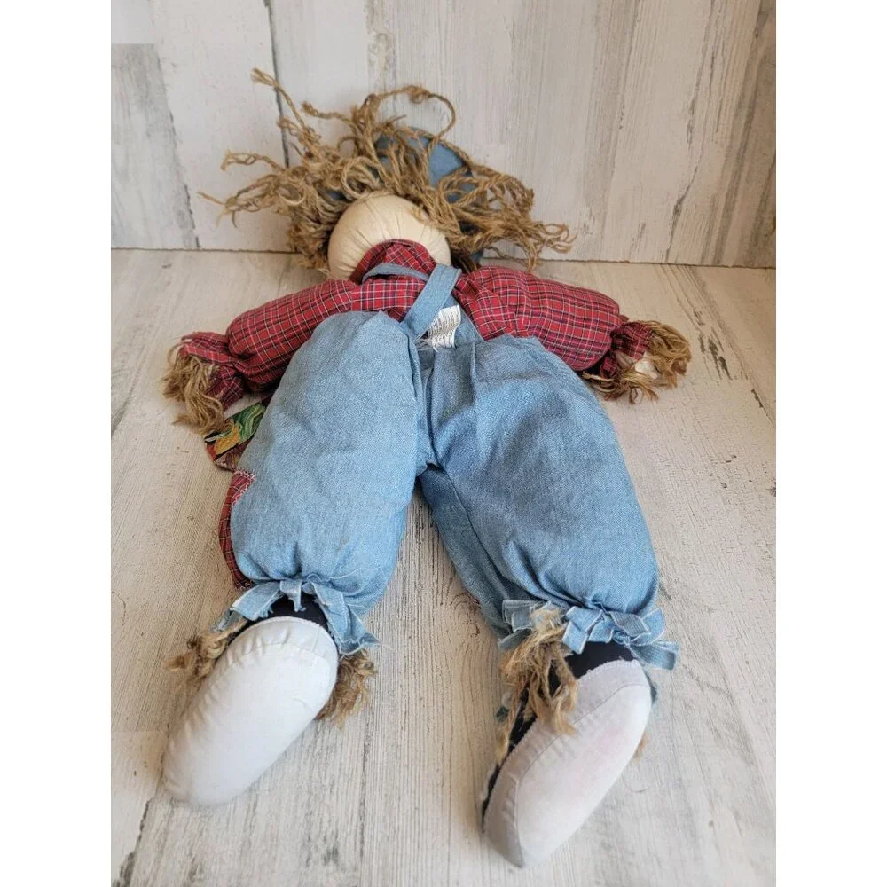 Plush vintage‎ scarecrow Halloween hanging home decor